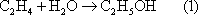 Производство этанола методом гидратации этилена формула 1