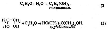 Производство этиленгликоля окислением этилена кислородом воздуха с последующим гидролизом полученной окиси 2