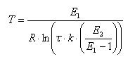 Показать, что температура, при которой будет достигнута максимальная степень превращения, определяется формулой
