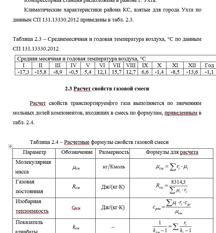 Расчет компрессорной станции перекачки природного газа Расчет компрессорной станции перекачки природного газа