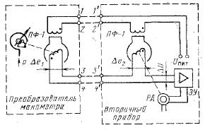 Преобразователь манометра ферродинамической системы с диапазоном измерения