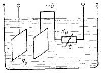 Электроды электродной ячейки (рис. 6.1) не зашунтированы