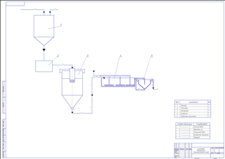 Установка биофильтра Технологическая схема