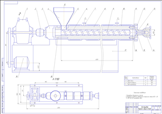 Экструдер шнековый
