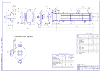 Ректификационная колонни с теплообменником рециркуляции