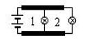 К полюсам батареи из двух источников, каждый