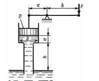 Условие задачи 1.46 Некрасова Б.Б гидравлика