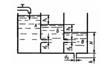 Условие задачи 3.18 Некрасова Б.Б гидравлика