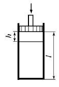 Минеральное масло сжималось в стальной цилиндрической трубке 
