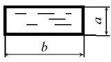 Вода движется под напором в трубопроводе прямоугольного сечения (а х b).