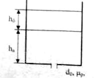 В вертикальный открытый цилиндрический сосуд диаметром D = 0,8 м залиты вода (до первоначального уровня