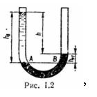 Решебник 1 Гидростатика, рисунок задаче 1-2