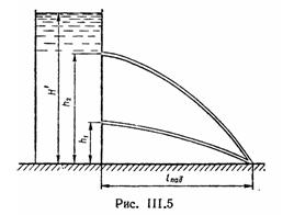 Решебник 1 Истечение жидкости, рисунок задаче 3-10