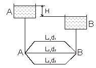 Схема параллельного соединения трубопроводов