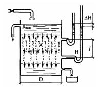 Решебник 6 Фильтрация жидкостей, рисунок задаче 17-1