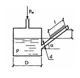 Решебник 6 Приборы давления, рисунок задаче 3-5