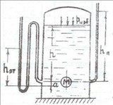 Рисунок к задаче 1 к.р. по гидравлике