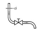 В стальном трубопроводе системы горячего водоснабжения диаметром d = 20мм и длиной L = 10м