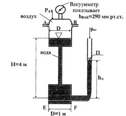 Решебник 14 Гидростатика МЧС часть 2 рисунок к задаче 1-49