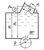 Гидромеханика Н Новгород раздел 2 рисунок к задаче 2-27-28