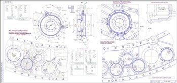 Коробка приводов с пониженной частотой вращения 